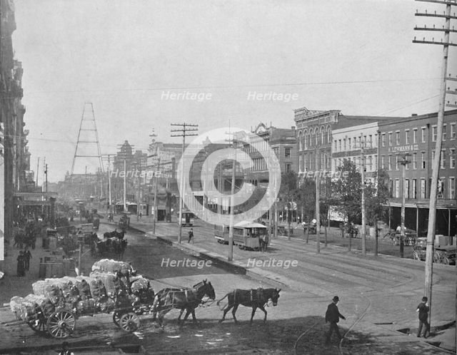 'Canal Street, New Orleans, Lousiana', c1897. Creator: Unknown.