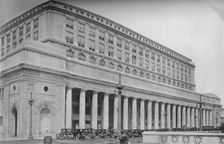 Canal Street facade, Chicago Union Station, Illinois, 1926