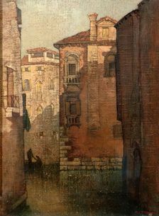 Canal, Venice, c1910-1940. Creator: Marianne L Trench