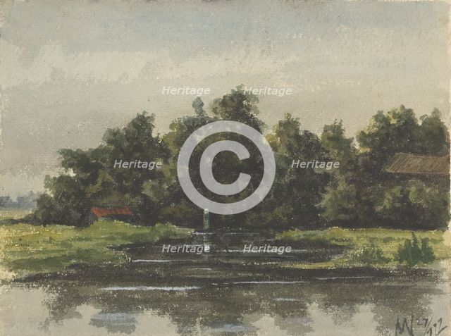 Canal view, 1897. Creator: Willem Witsen.