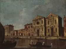 Canal view from Venice, c1740s. Creator: Unknown