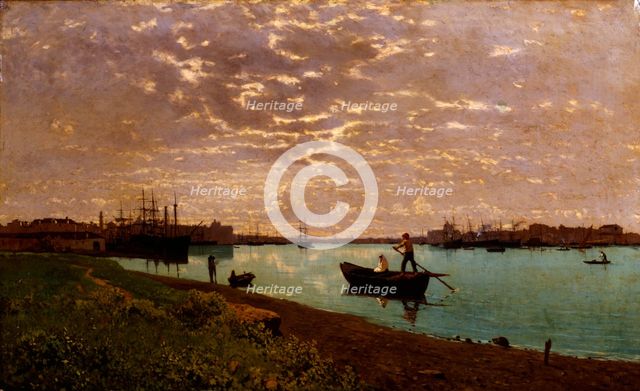 Canale della Giudecca, 1881.