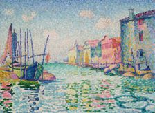 Canale Ponte Lungo, 1903-1905. Creator: Cross, Henri Edmond (1856-1910)