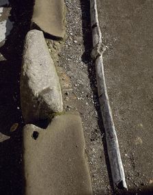 Canalization made from lead, Pompeii, Italy, 2002. Creator: LTL