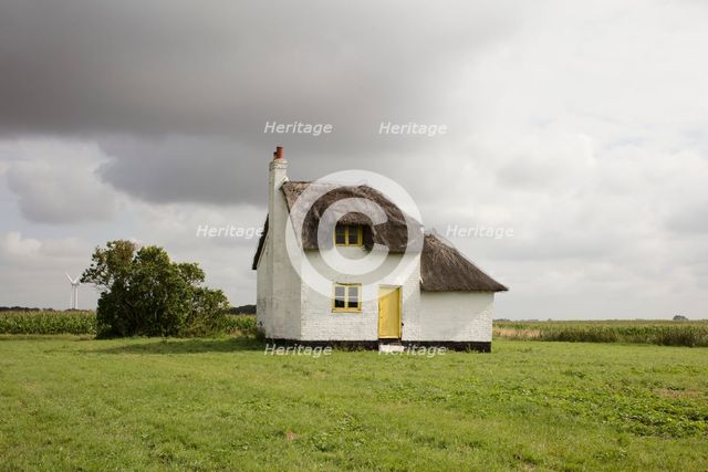 Canary Cottage, Knarr Farm, Thorney Toll, Thorney, City of Peterborough, Cambridgeshire, 2019. Creator: Patricia Payne.