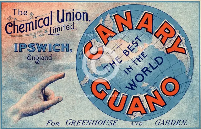 Canary Fertilizer, 1900. Artist: Unknown