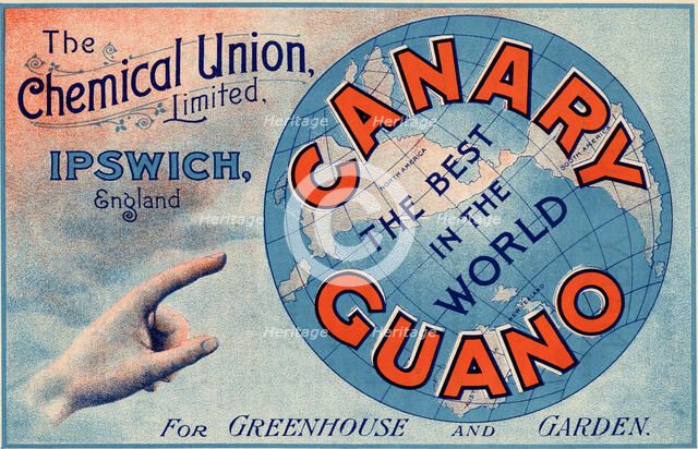 Canary Fertilizer, 1900. Artist: Unknown