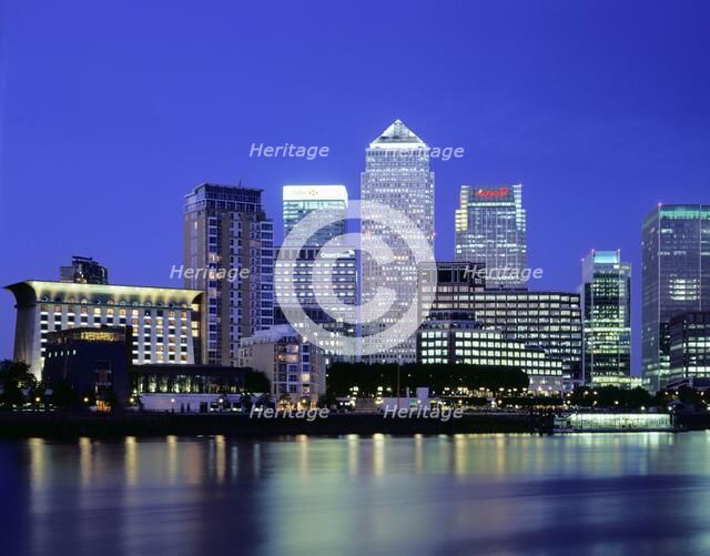 Canary Wharf, c1990-2010. Artist: Unknown.