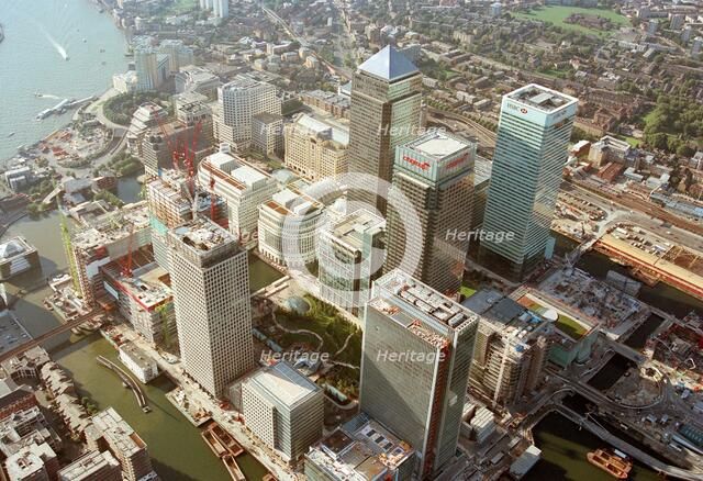 Canary Wharf, Docklands, Poplar, London, c2000s. Artist: Unknown.