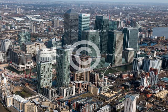 Canary Wharf, Isle of Dogs, Tower Hamlets, London, 2015. Artist: Damian Grady.