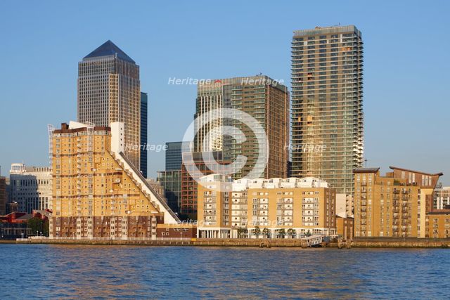 Canary Wharf, London, 2009.  Creator: Peter Thompson.