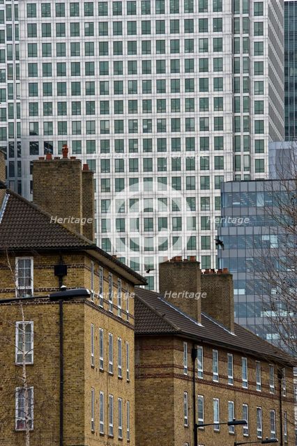 Canary Wharf, Tower Hamlets, London, 2007. Creator: Derek Kendall.