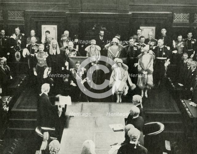 'Canberra, Australia. Their Majesties Opening the First Federal Parliament, May 9th, 1927', 1937. Creator: Unknown.