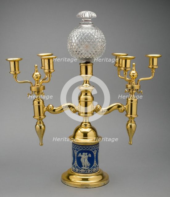 Candelabra, Burslem, 19th century. Creator: Wedgwood.