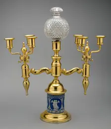 Candelabra, Burslem, 19th century. Creator: Wedgwood