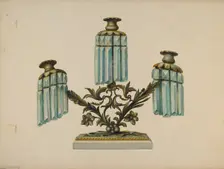 Candelabra, c. 1938. Creator: Walter Hochstrasser