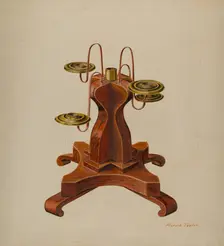 Candelabra, c. 1940. Creator: Richard Taylor