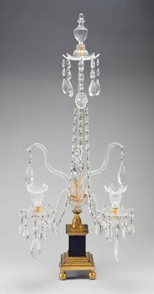 Candelabra, England, 1780/1800. Creator: Unknown