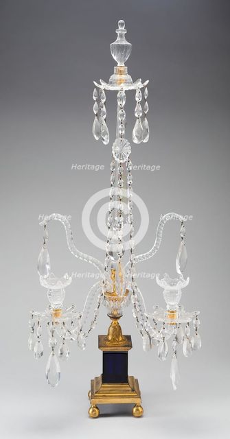 Candelabra, England, 1780/1800. Creator: Unknown.