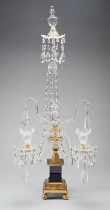 Candelabra, England, 1780/1800. Creator: Unknown