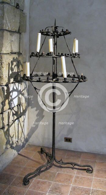 Candelabra, European, 15th century. Creator: Unknown.