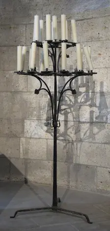 Candelabra, European, 15th century. Creator: Unknown