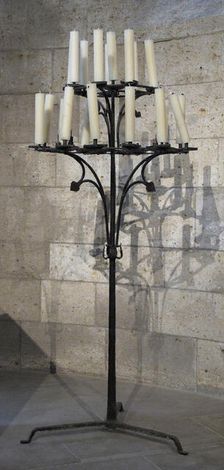 Candelabra, European, 15th century. Creator: Unknown