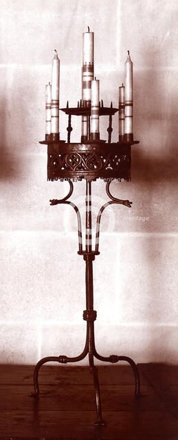 Candelabra, European, 15th century. Creator: Unknown.