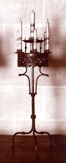 Candelabra, European, 15th century. Creator: Unknown
