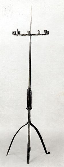 Candelabra, French or Spanish, 15th century. Creator: Unknown