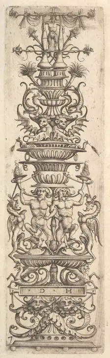 Candelabra grotesque, ca. 1485-1536. Creator: Daniel Hopfer