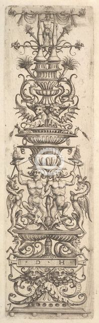 Candelabra grotesque, ca. 1485-1536. Creator: Daniel Hopfer.