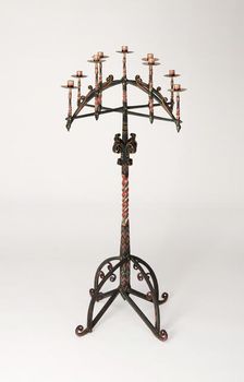 Candelabra (One of a Pair), England, c. 1860. Creator: William White