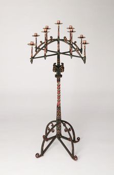 Candelabra (One of a Pair), England, c. 1860. Creator: William White