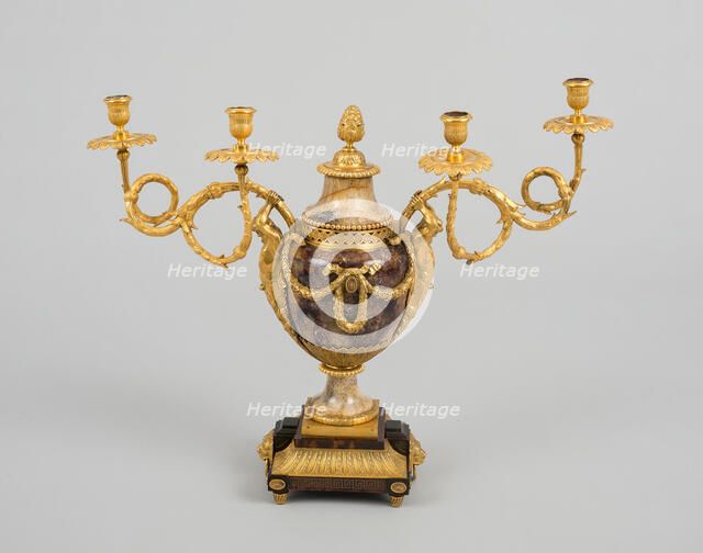 Candelabrum, Birmingham, c. 1770. Creators: Matthew Boulton, John Fothergill.