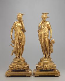 Candelabrum, c1860. Creator: Albert Ernest Carrier de Belleuse
