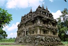 Candi Sari, Java, Indonesia. Creator: Vivienne Sharp