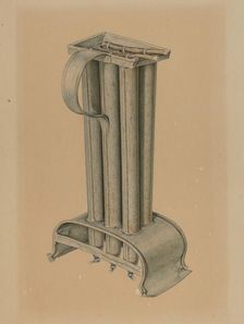 Candle Mold, c. 1940. Creator: Edward Bashaw