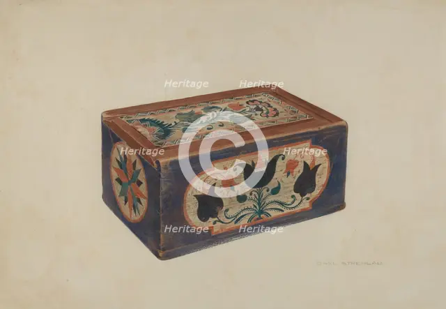 Candle Box, 1935/1942. Creator: Carl Strehlau.