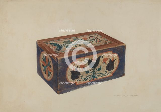 Candle Box, 1935/1942. Creator: Carl Strehlau.