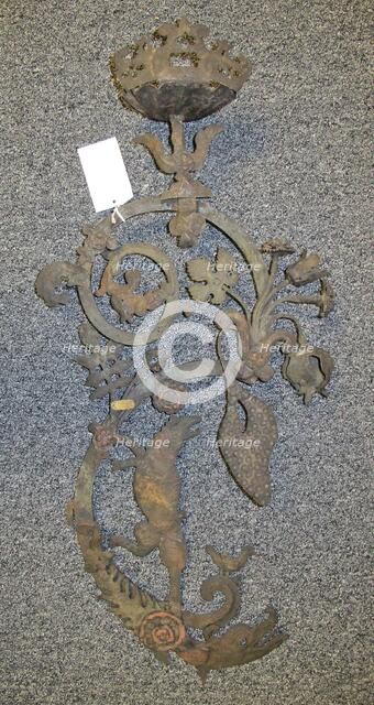 Candle Bracket, 1700s. Creator: Unknown.