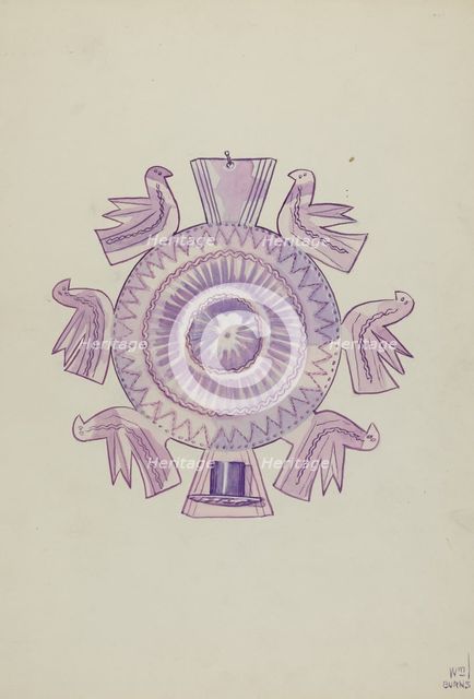 Candle Holder, 1935/1942. Creator: Unknown.