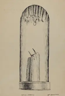 Candle Holder, 1935/1942. Creator: William Hoffman