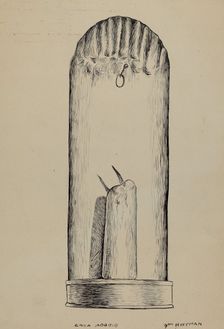 Candle Holder, 1935/1942. Creator: William Hoffman