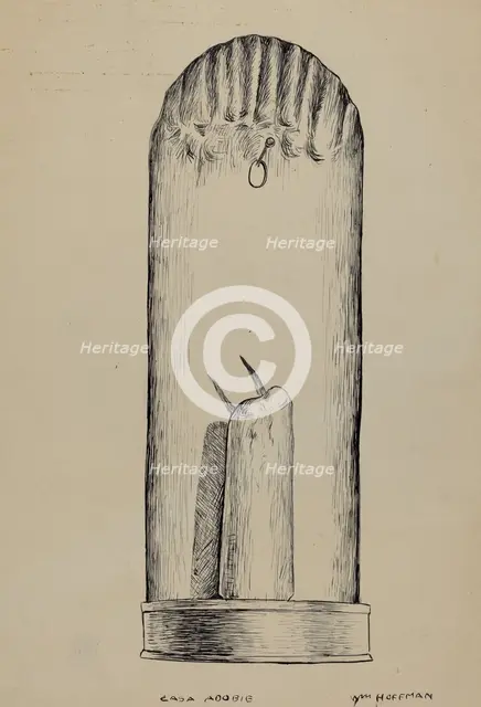 Candle Holder, 1935/1942. Creator: William Hoffman.