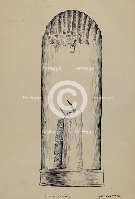 Candle Holder, 1935/1942. Creator: William Hoffman.