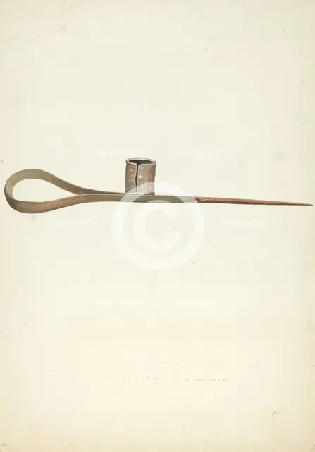 Candle Holder, 1935/1942. Creator: A. Regli.
