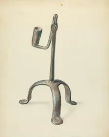 Candle Holder, 1935/1942. Creator: Bernard Gussow