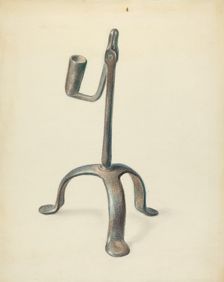 Candle Holder, 1935/1942. Creator: Bernard Gussow