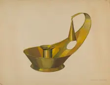 Candle Holder, 1935/1942. Creator: David S De Vault
